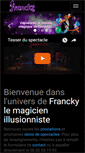 Mobile Screenshot of franckymagie.com